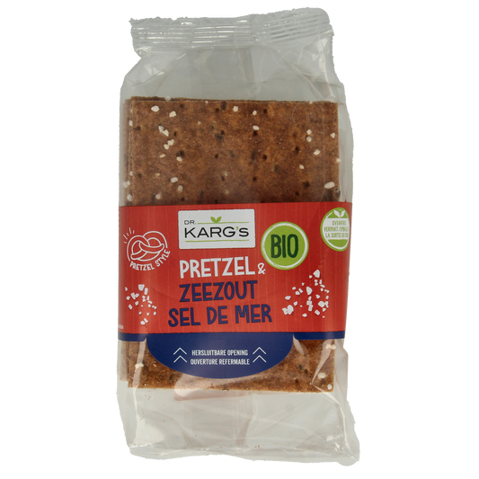 Dr. Karg's Crackers pretzel zeezout bio 200.00 Gram