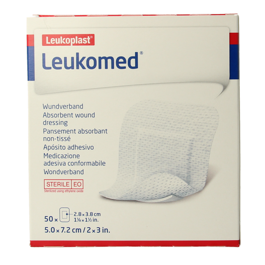 Leukomed Wondverband 7.2 x 5cm steriel 50.00 Stuks