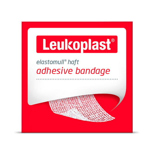 Elastomull Elastomull Fixatiewindsel, 4 x 8 cm wound dressing, sterile, soft, and flexible medical bandage for wound care.