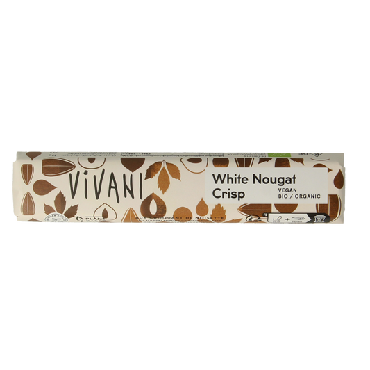 Vivani Chocolate To Go white nougat crisp bio 35.00 Gram