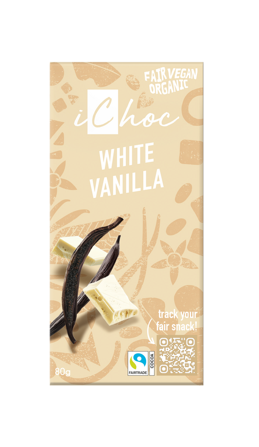 Ichoc White vanilla vegan bio 80.00 Gram