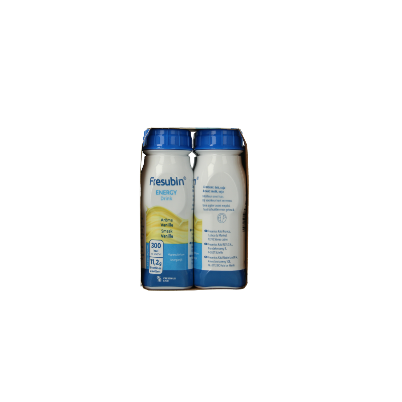 Fresubin Energy drink vanille 200ml 4 Stuks