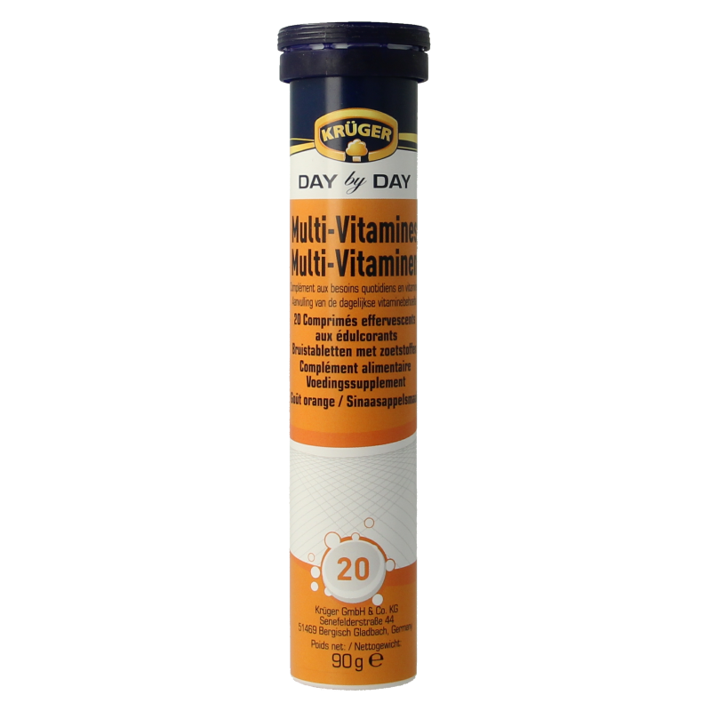 Kruger Multi Vitamine bruistabletten 20 Tabletten