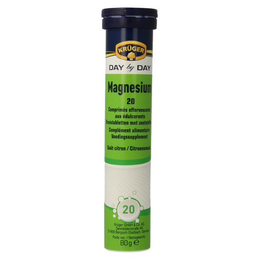 Kruger Magnesium bruistablet 20 Stuks