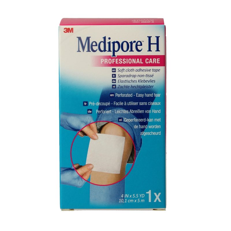 3M Medipore hechtpleister 10cm x 5m 1 Stuks