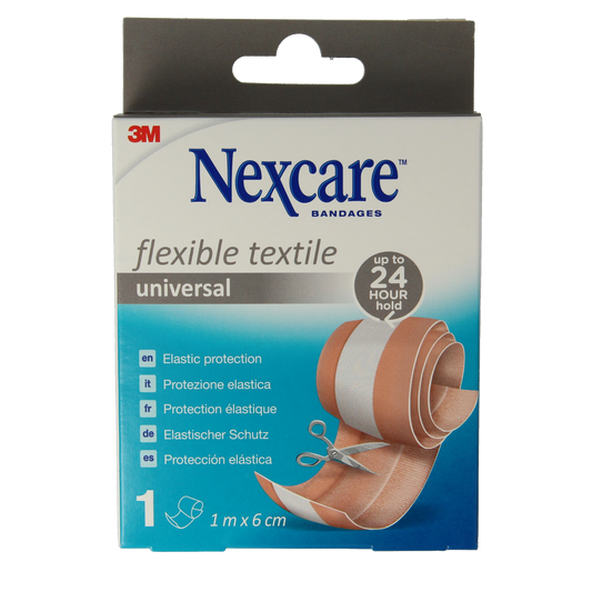 Nexcare Textile flexible 1mx6cm 1.00 Stuks
