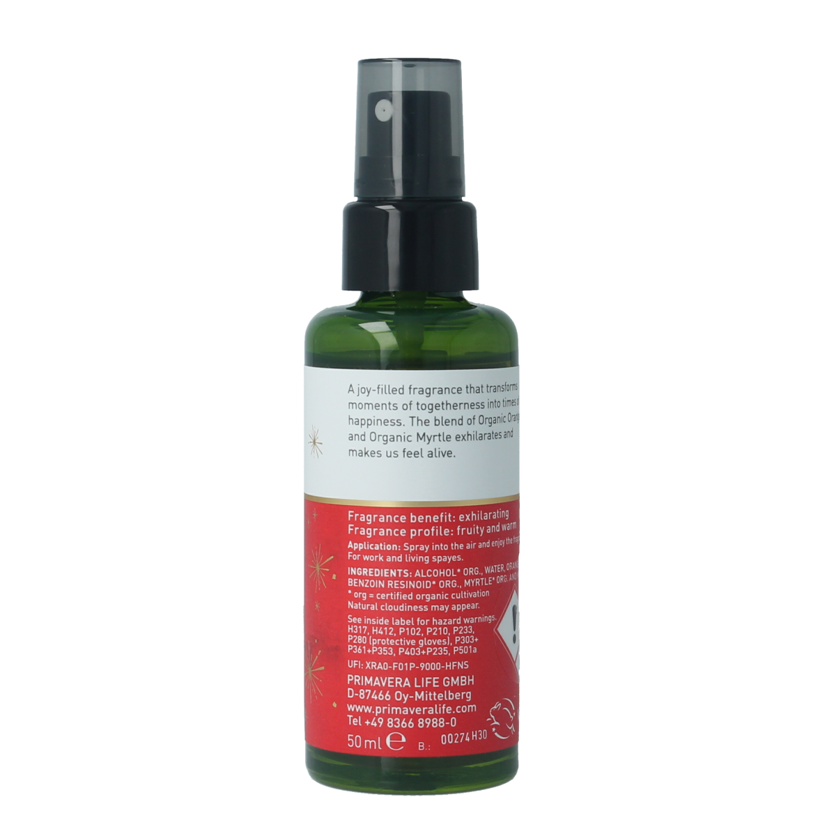 Primavera Roomspray lucky star bio 50.00 Milliliter