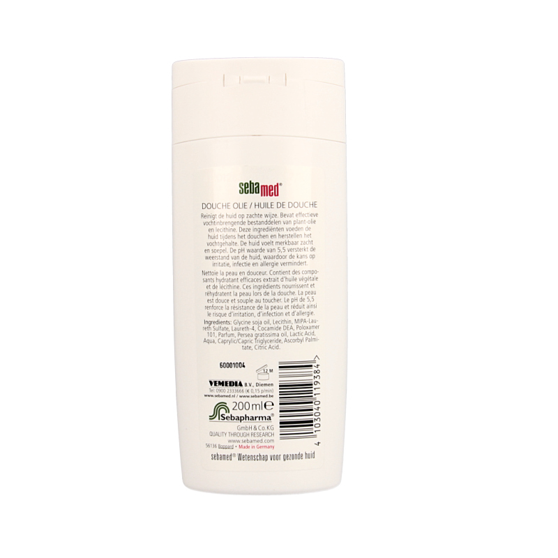 Sebamed Douche olie 200 Milliliter