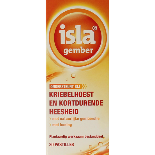 Isla Gember keelpastilles 30.00 Pastilles