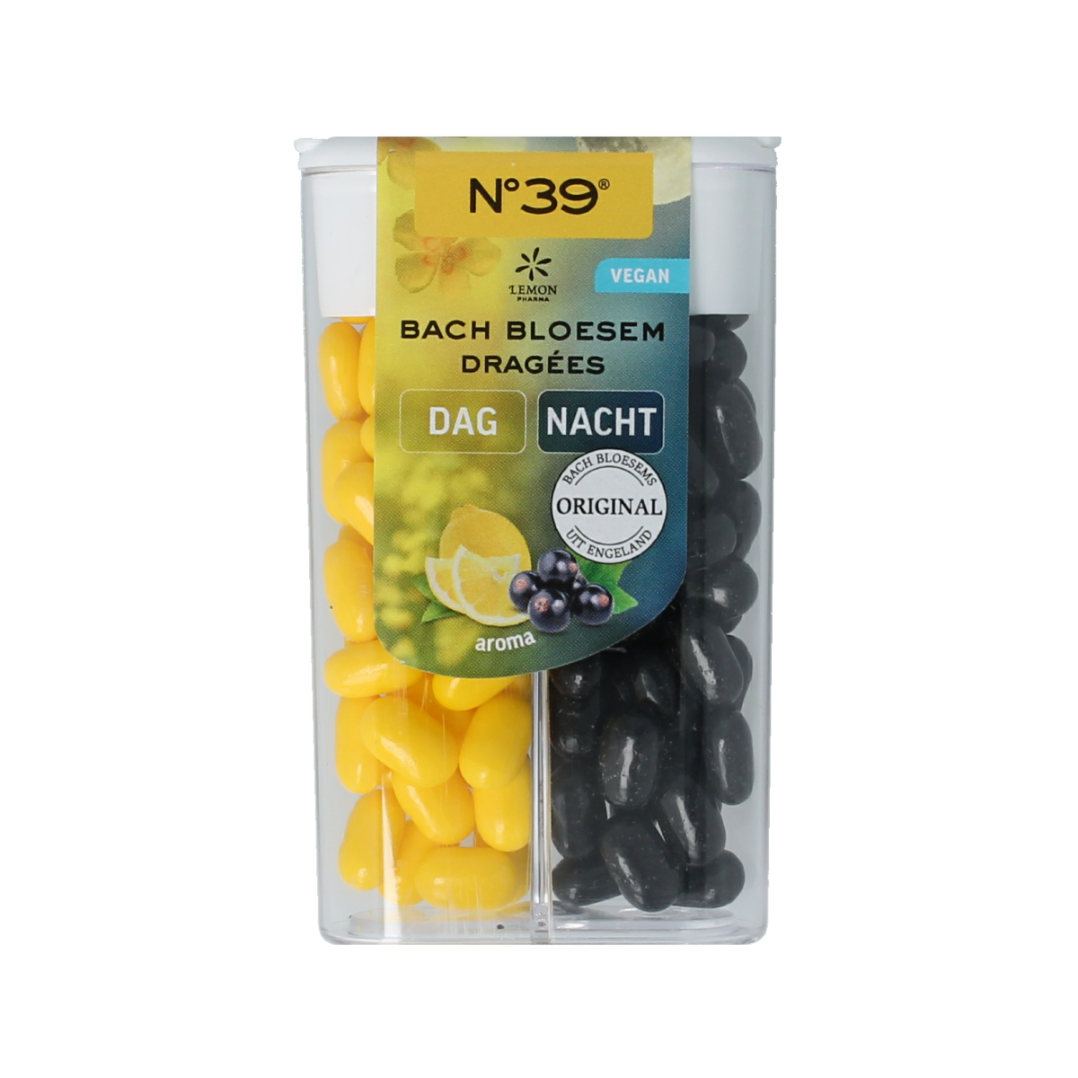 Lemonpharma Bach Bloesem dragees nr. 39 dag &  nacht 44.00 Gram