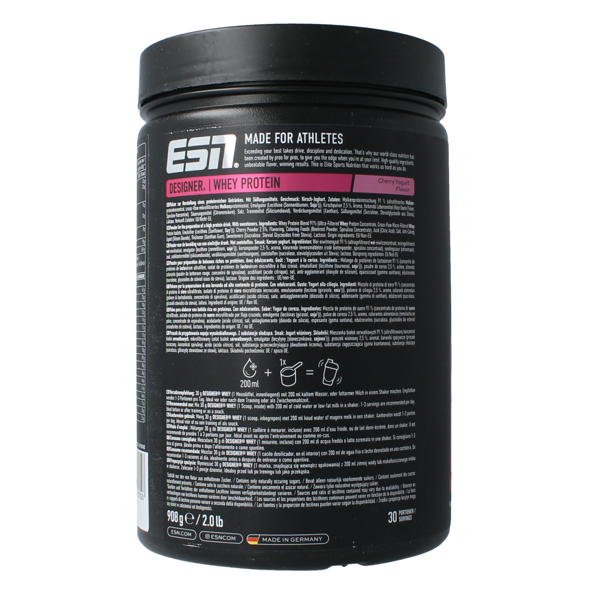 ESN Designer whey cherry yoghurt 908.00 Gram