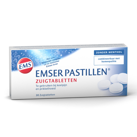 Emser Pastillen zonder menthol 30.00 Zuigtabletten