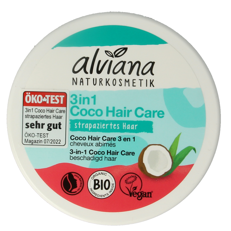 Alviana Haarmasker 3-in-1 met kokosolie 150 Milliliter