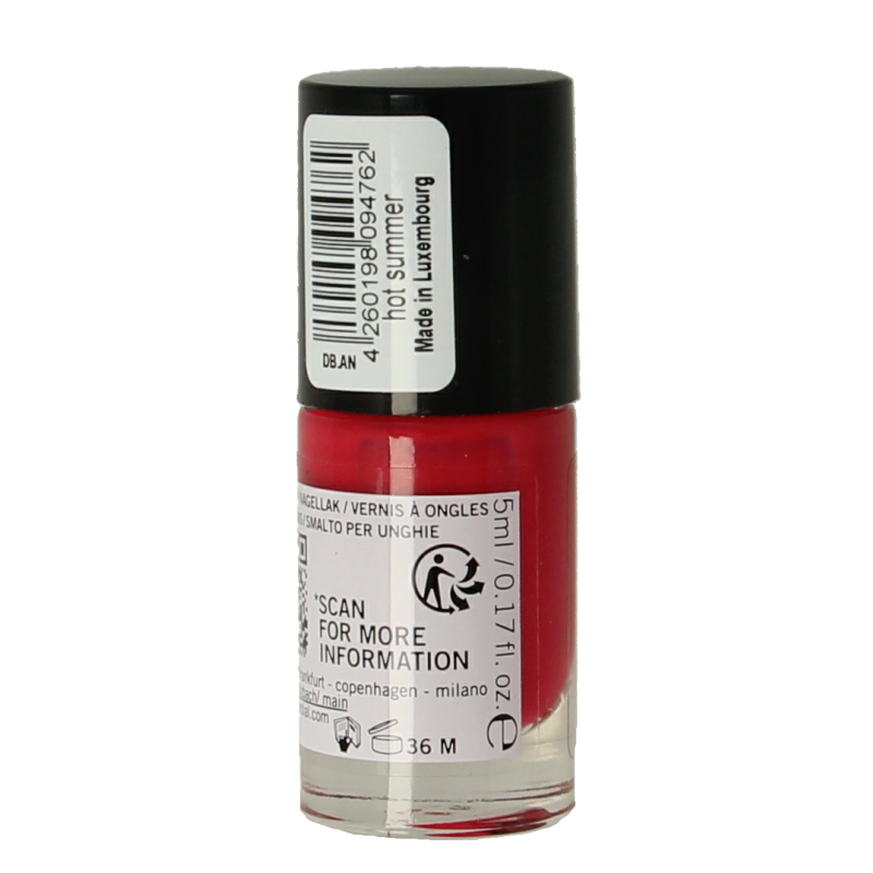 Benecos natural beauty Vegan nail polish hot summer 20-free plantbased 5 Milliliter
