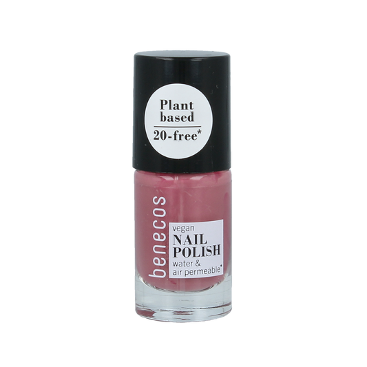 Benecos Natural Beauty vegan nail polish in mystery shade, 20-free plant-based formula, 5ml bottle, make-up product image