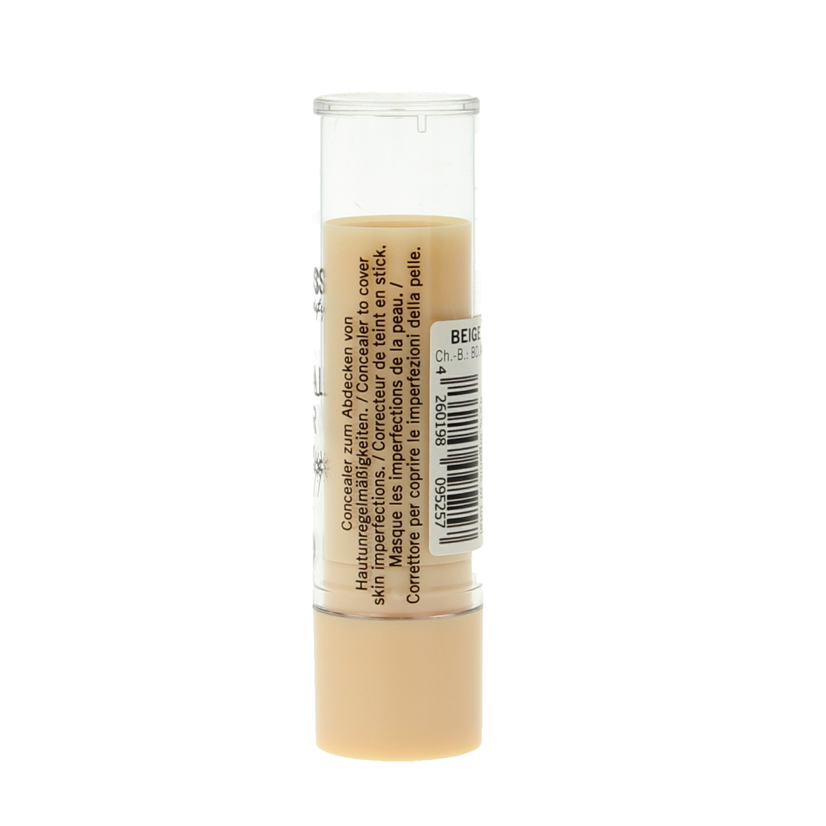 Benecos Natural Beauty coverstick in beige 1.00, makeup product with beige stick for natural skin coverage.