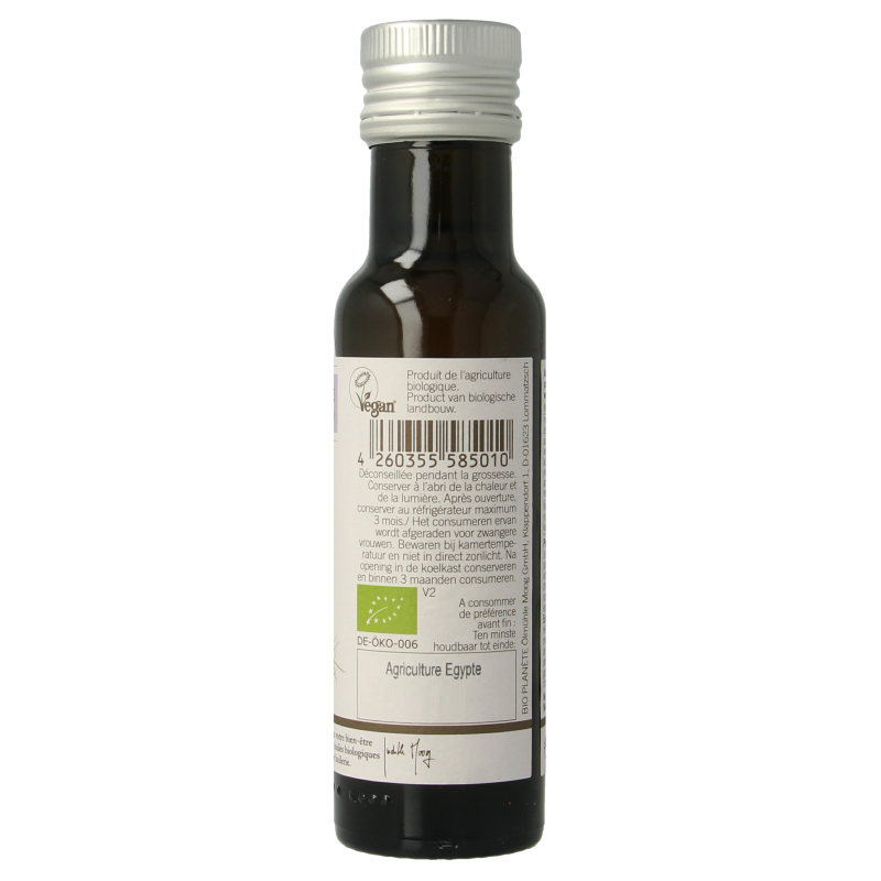 Bio Planete Zwarte komijnzaadolie bio 100 Milliliter