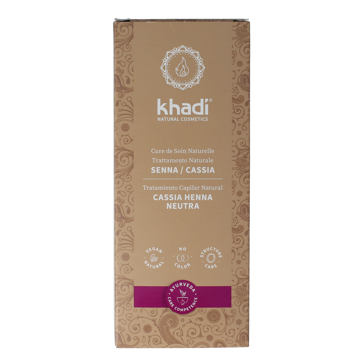 Khadi Haarkleur senna/cassia natural 100.00 Gram