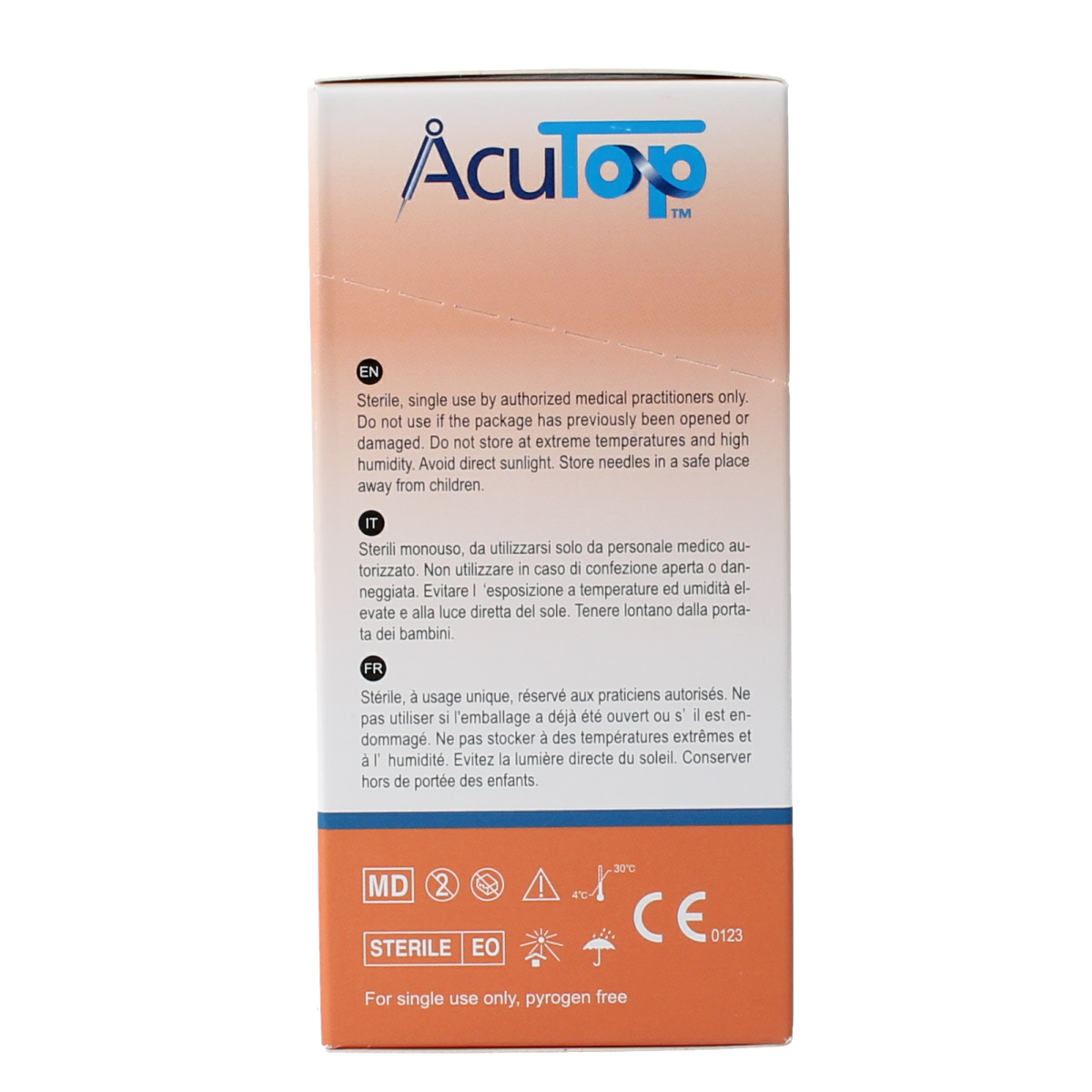 AcuTop KJ-T dry needle naald 0.30 x 50mm 100.00 Stuks