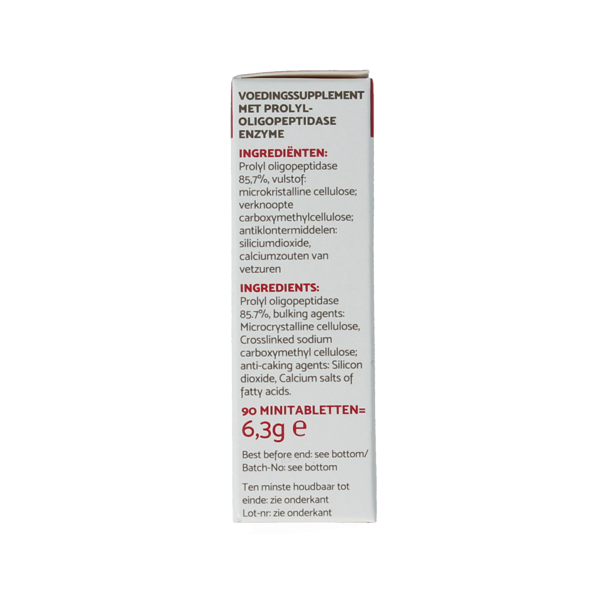 Ineopep 90 tablets dietary supplement bottle, natural herbal supplement for health and wellness, branded Ineopep, close-up view.