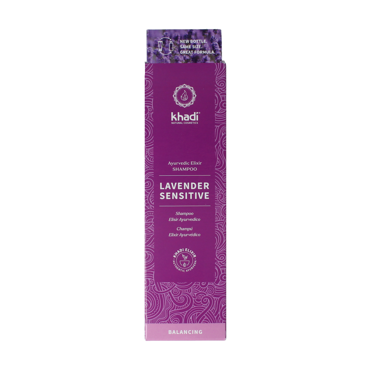 Khadi Shampoo elixer lavender sensitive 200.00 Milliliter