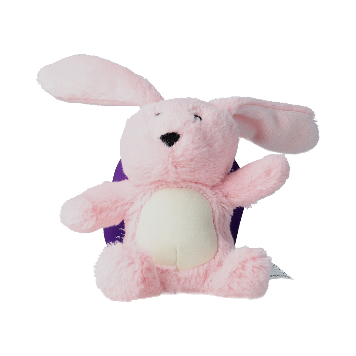 Warmies Bunny plush bag charm, soft stuffed toy from Warmies, designed as a cute bunny character for decoration or carrying.