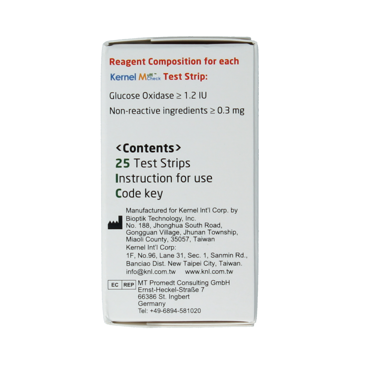 Testjezelf Multicheck glucose teststrips 25.00 Stuks
