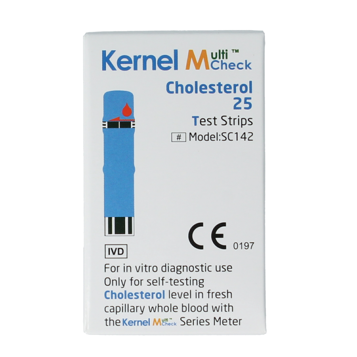 Testjezelf Multicheck cholesterol teststrips 25.00 Stuks