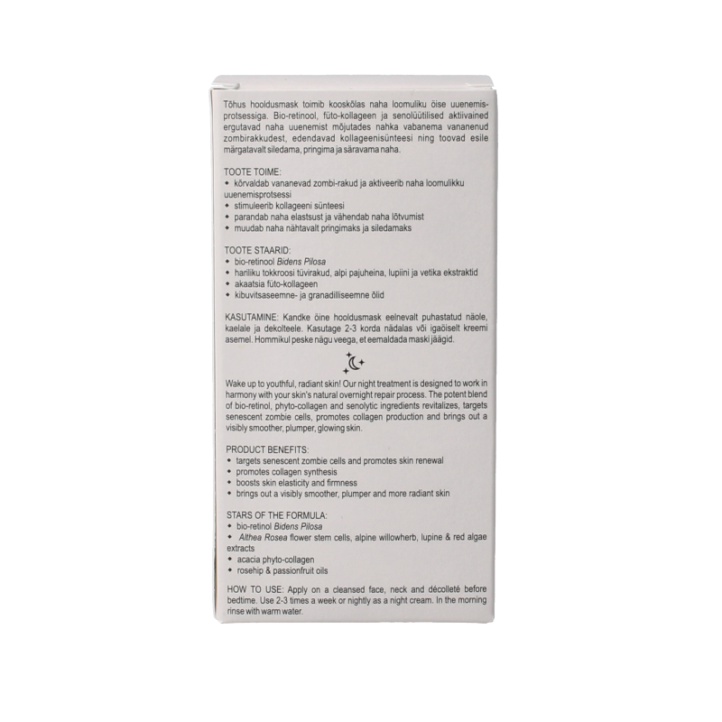 Joik Organics Re-boost collagen face & neck night treatment 50 Milliliter