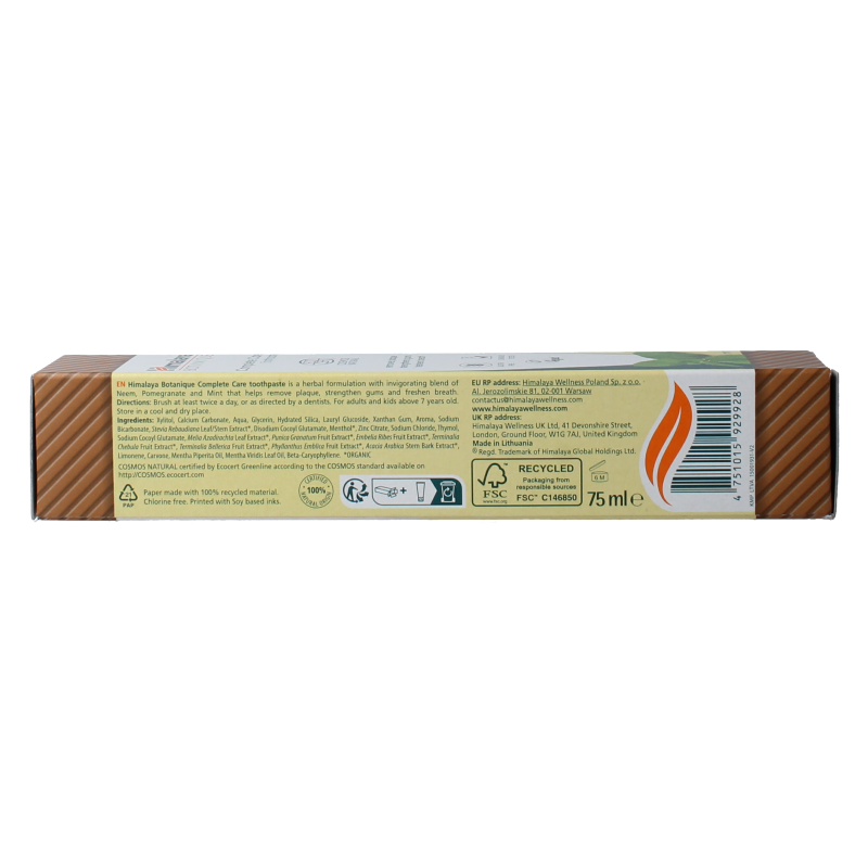 Himalaya Botanique tandpasta complete care mint 75 Gram