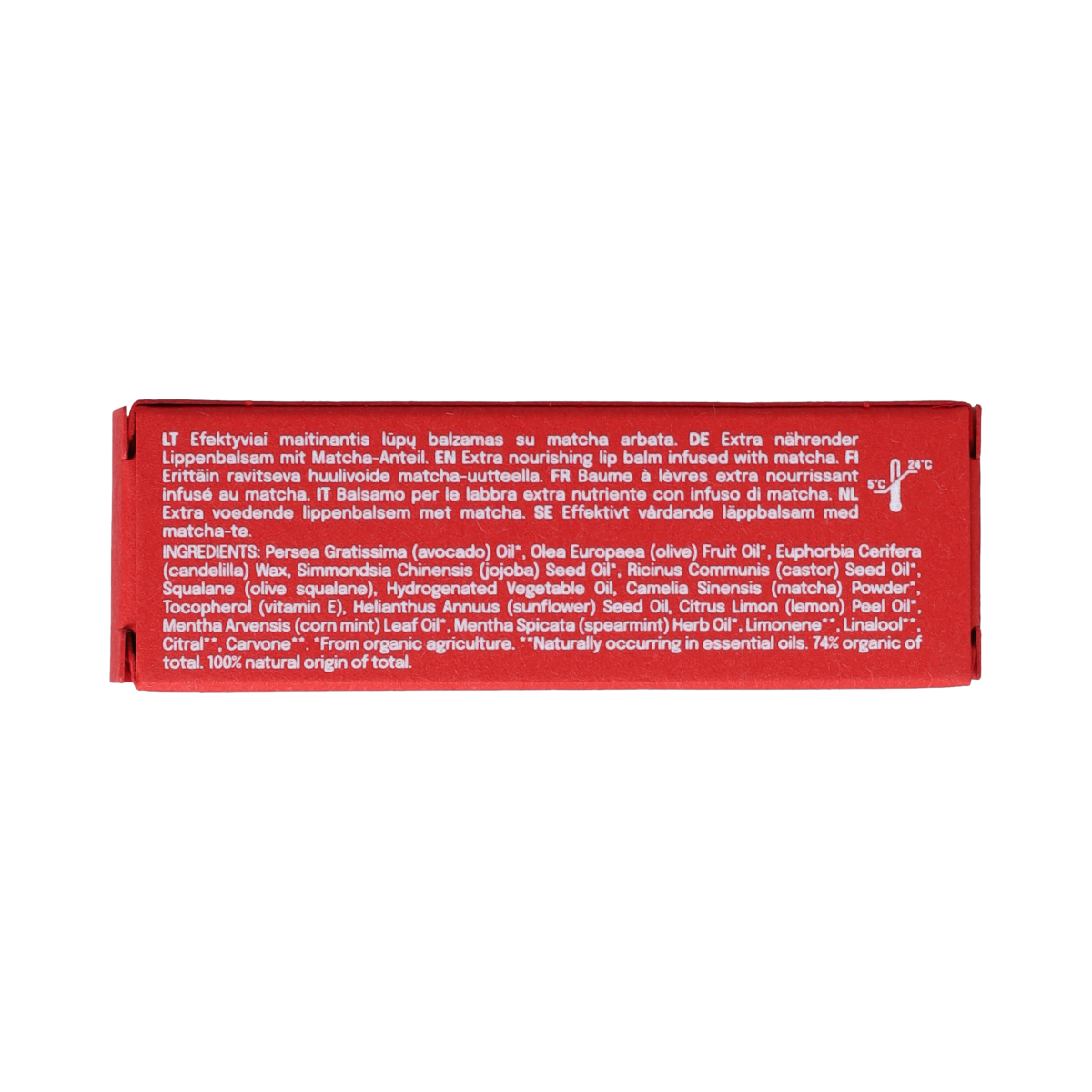Uoga Uoga Lipbalm matchaberry Extra  4.00 Gram