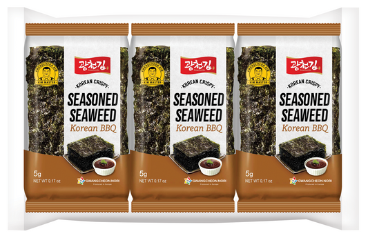 KC Nori Zeewier snack bbq 3x5gram 15 Gram