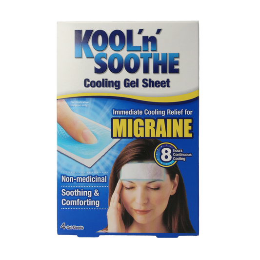 Kool’n’Soothe Migraine gelstrips 2.00 Stuks