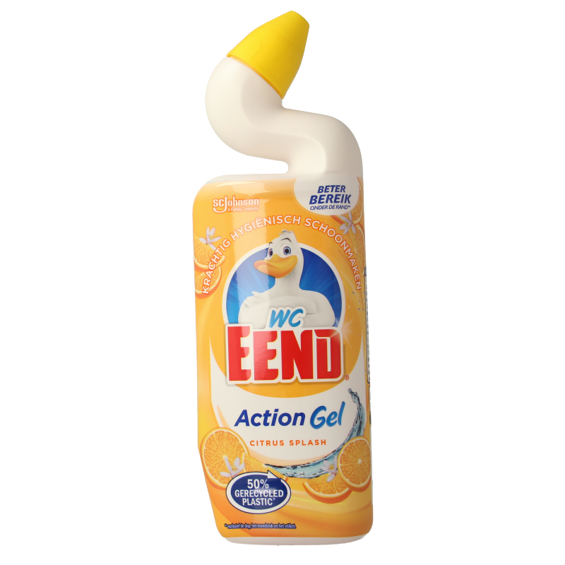 WC Eend Toiletreiniger action gel citrus splash 750 Milliliter
