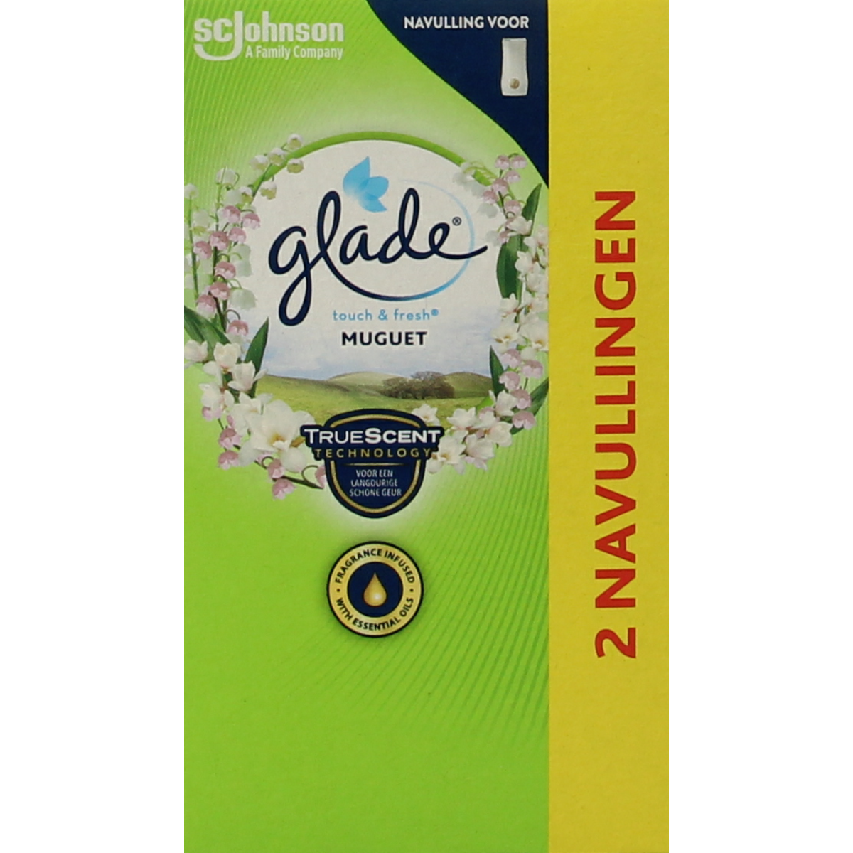 Glade Touch & fresh duo muguet navullingen 20.00 Milliliter