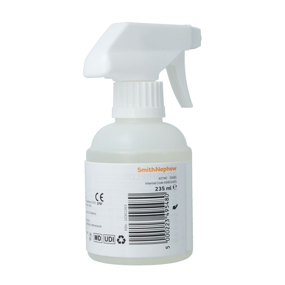 Proshield Foam & Spray Cleanser for incontinence, 235ml bottle, gentle cleansing solution by Proshield.