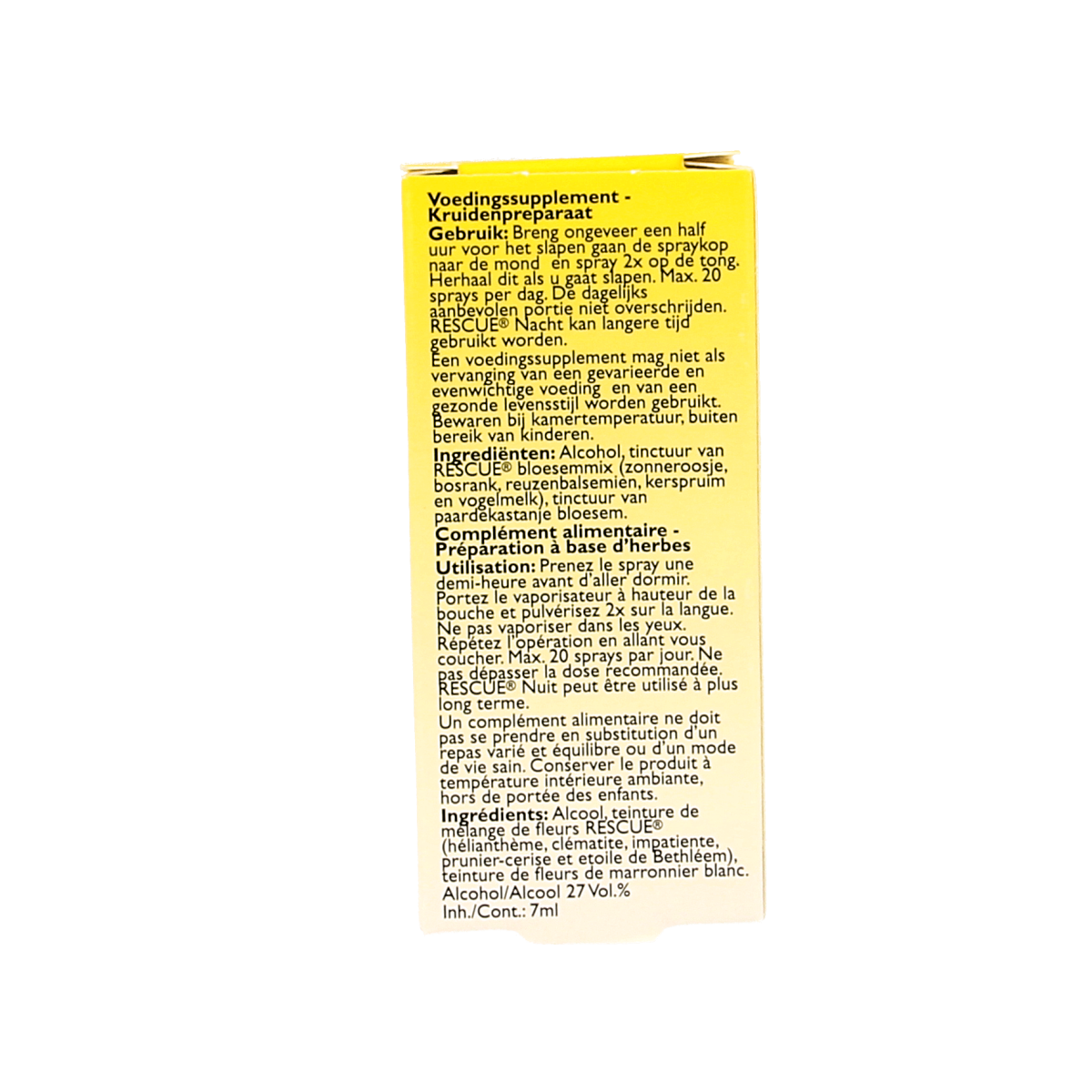 Bach Rescue Rescue remedy nacht spray  7.00 Milliliter