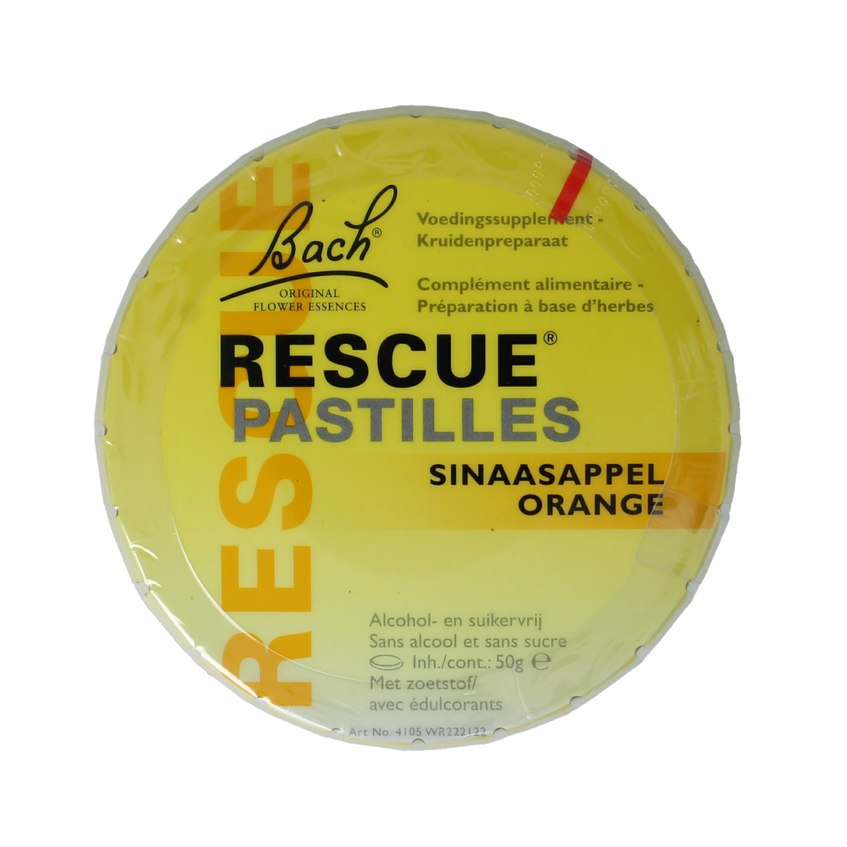 Bach Rescue Rescue pastilles sinaasappel 50.00 Gram