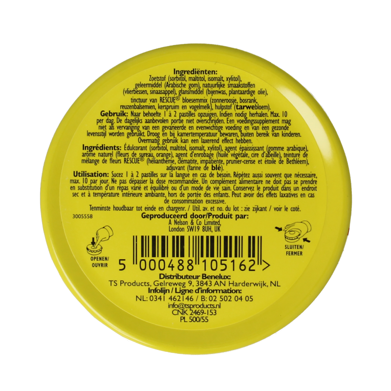 Bach Rescue Rescue pastilles sinaasappel 50 Gram