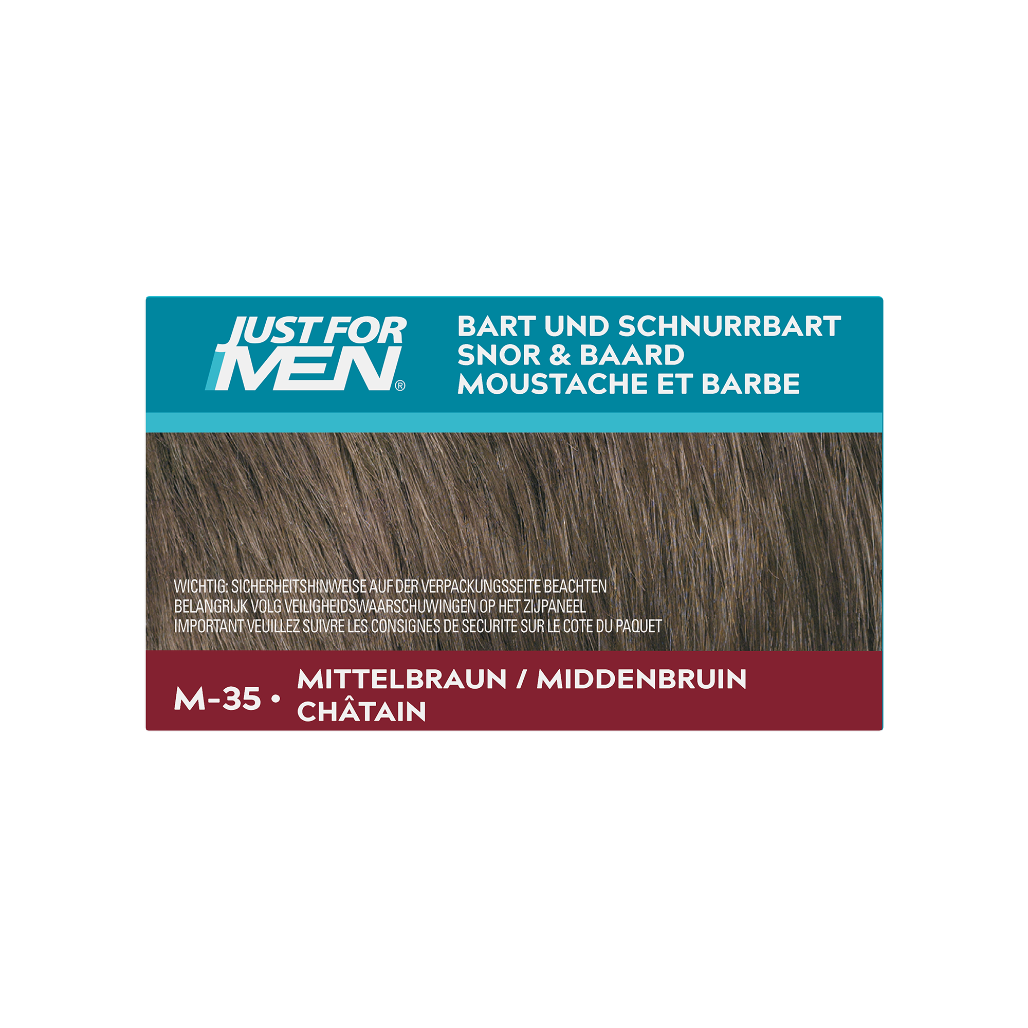 Just For Men Snor & baard middenbruin M35 14 Gram
