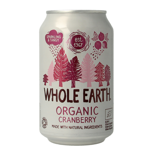 Whole Earth Sparkling cranberry bio 330.00 Milliliter