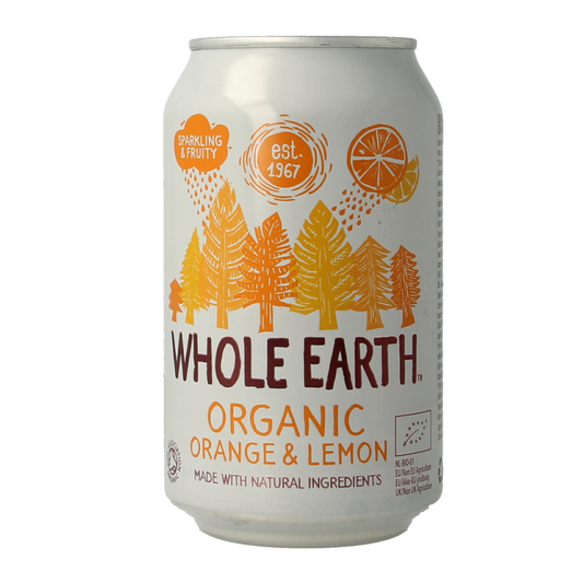 Whole Earth Sparkling orange & lemon bio 330.00 Milliliter