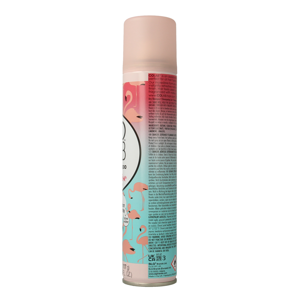 Colab Droogshampoo Paradise hair care product in a 200ml bottle, featuring a vibrant label and sleek packaging design.