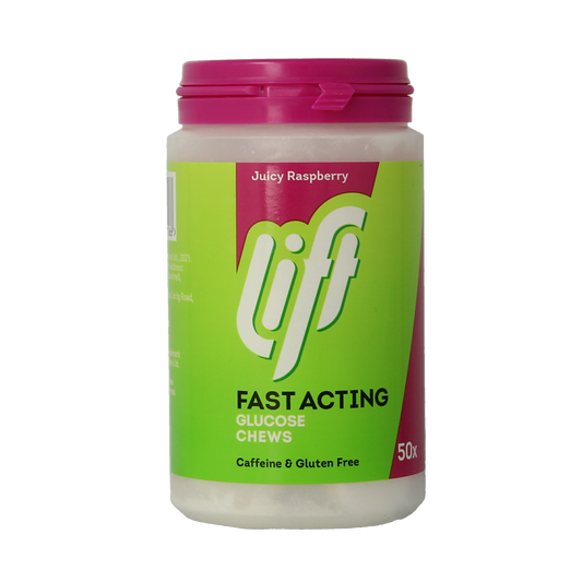 Lift LIFT GlucoTabs raspberry/framboos pot 50.00 Tabletten