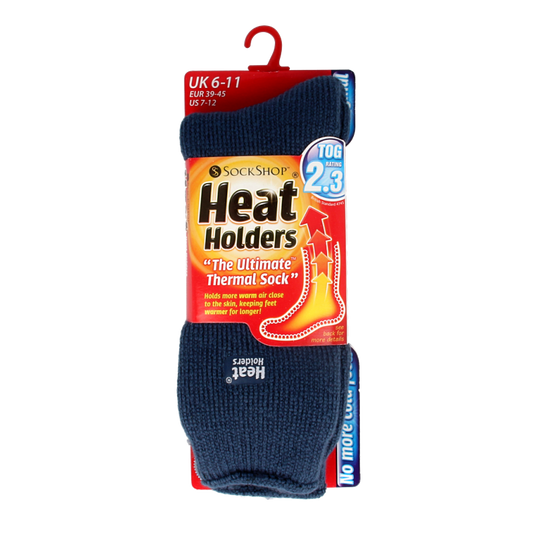 Heat Holders Original socks in denim, size 39-45, cozy thermal socks designed for warmth and comfort.