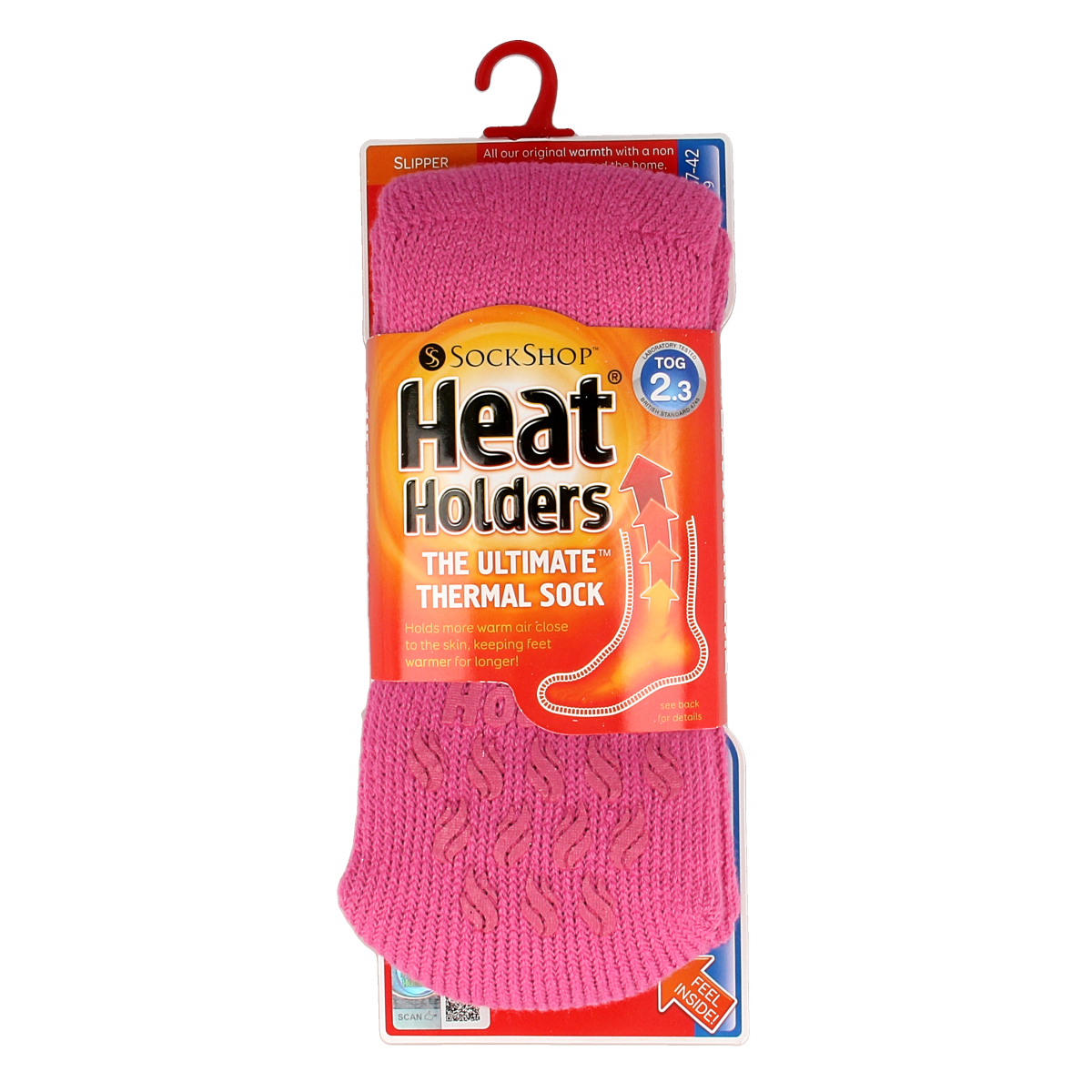 Heat Holders Ladies slipper socks maat 4-8 candy 1.00 Paar