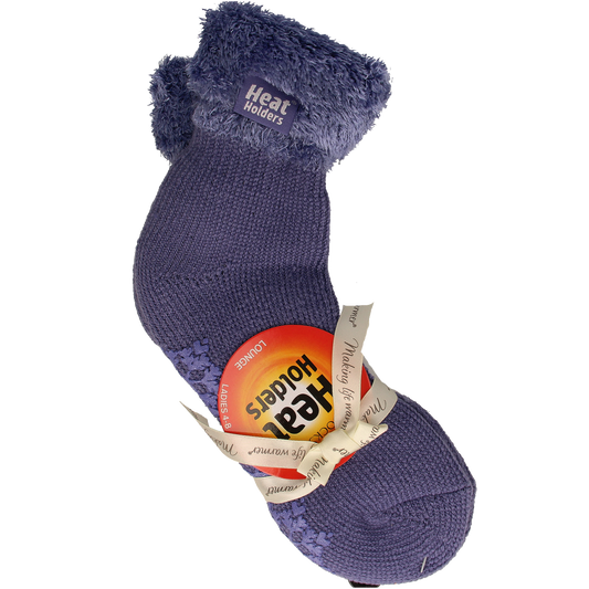Heat Holders Ladies lounge socks maat 4-8 (37-42) dark lavender 1.00 Paar