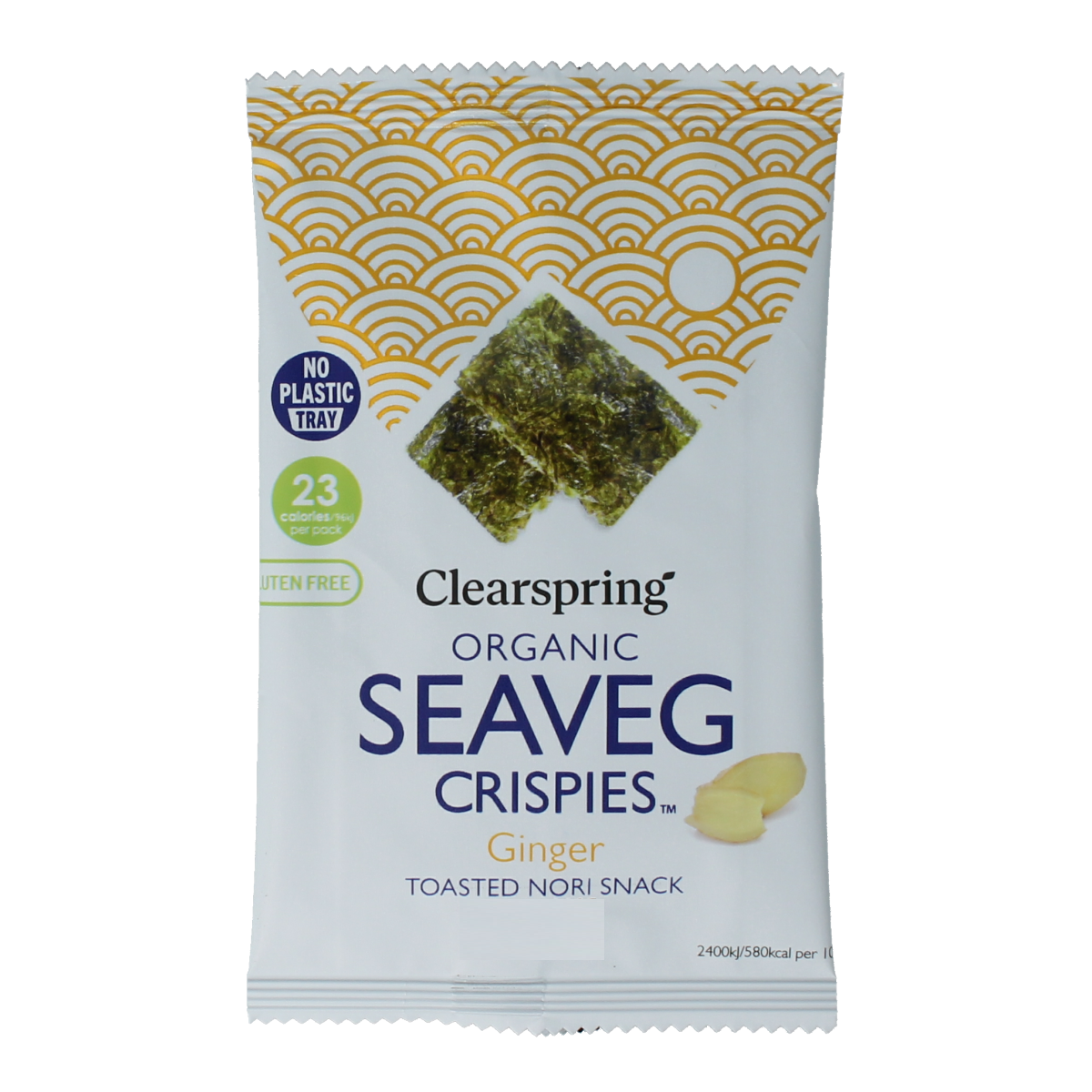 Clearspring Op=Op Seaveg - Crispies ginger bio 4.00 Gram