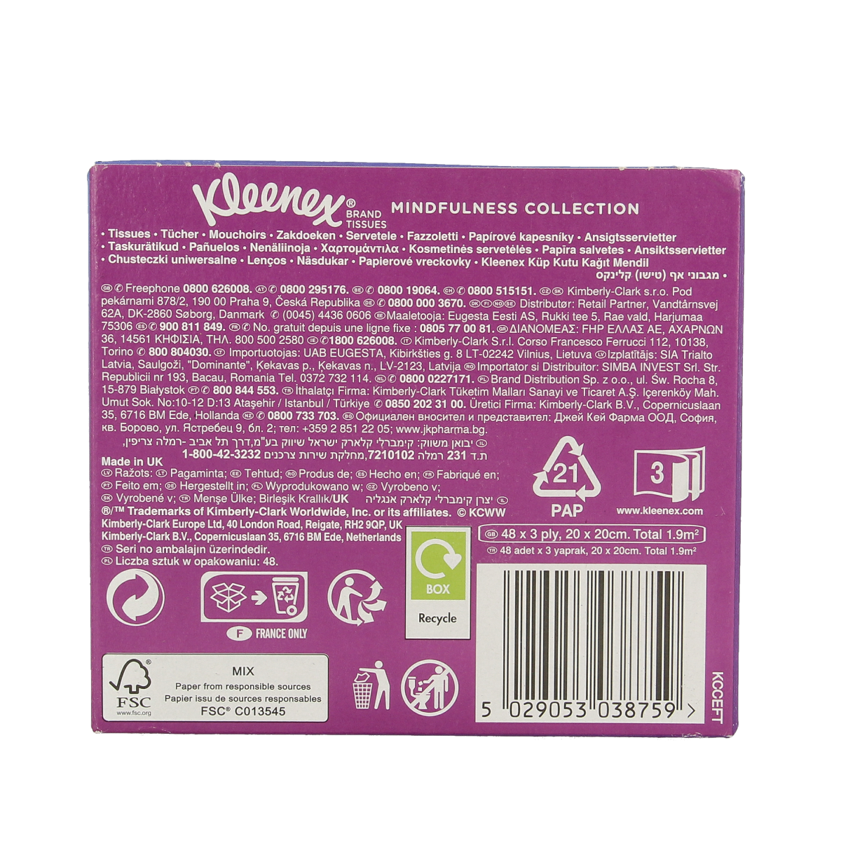 Kleenex Collection tissues 48.00 Stuks
