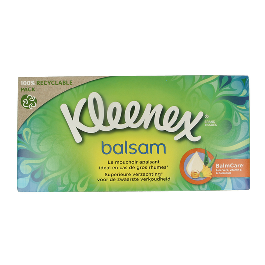 Kleenex Balsam tissue box 64.00 Stuks